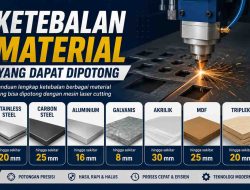 Ketebalan Material yang Dapat Dipotong dengan Mesin Laser Cutting