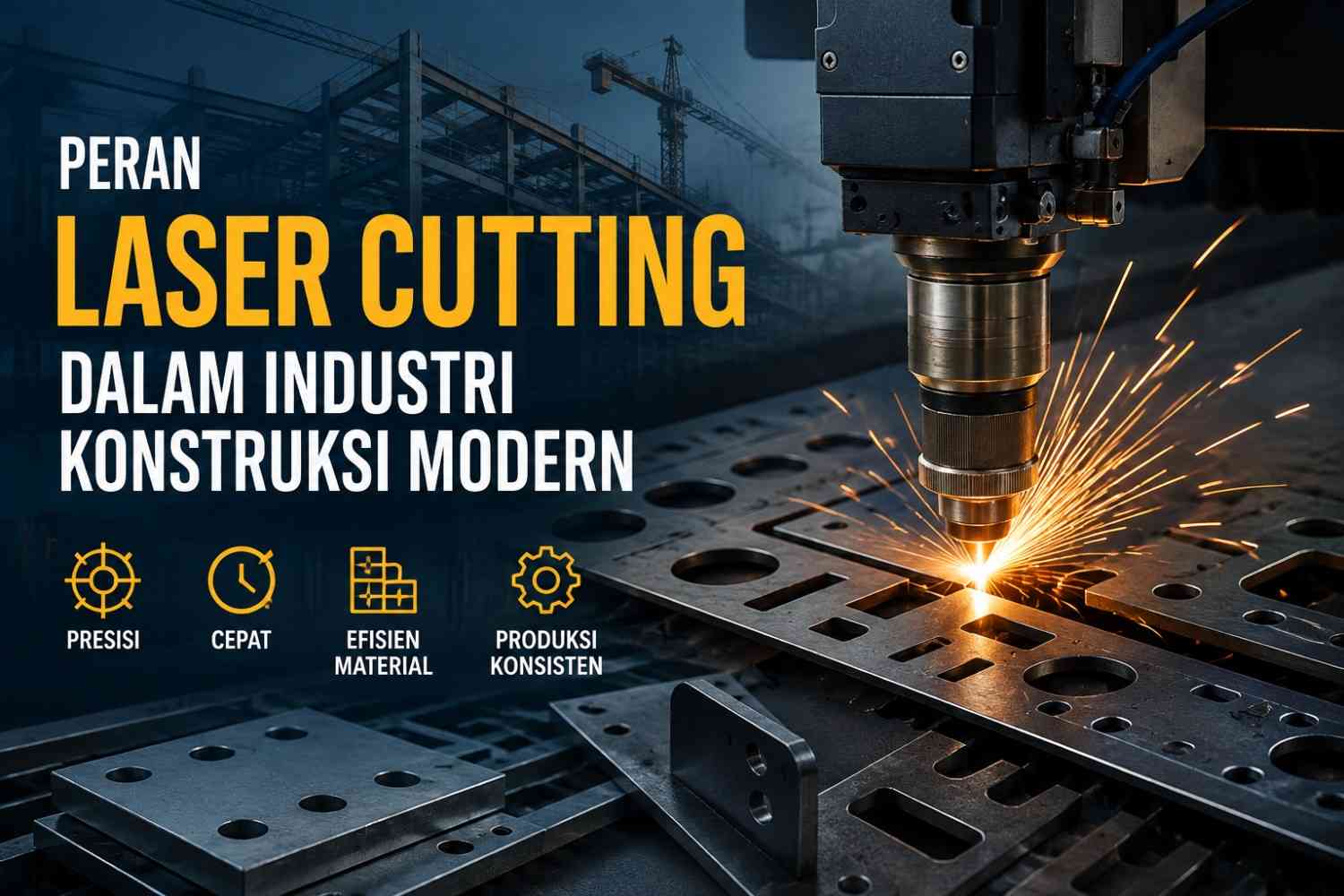 Peran Laser Cutting dalam Industri Konstruksi Modern
